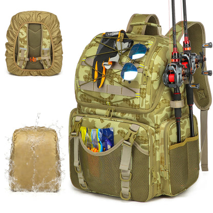 Fishing Backpack 45L Cooler Fishing Tackle Storage Bag