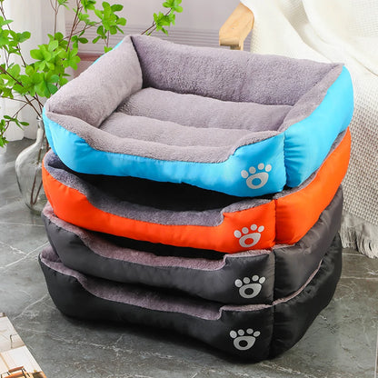 Soft Square Large Dog Sofa Elastic House Cushion