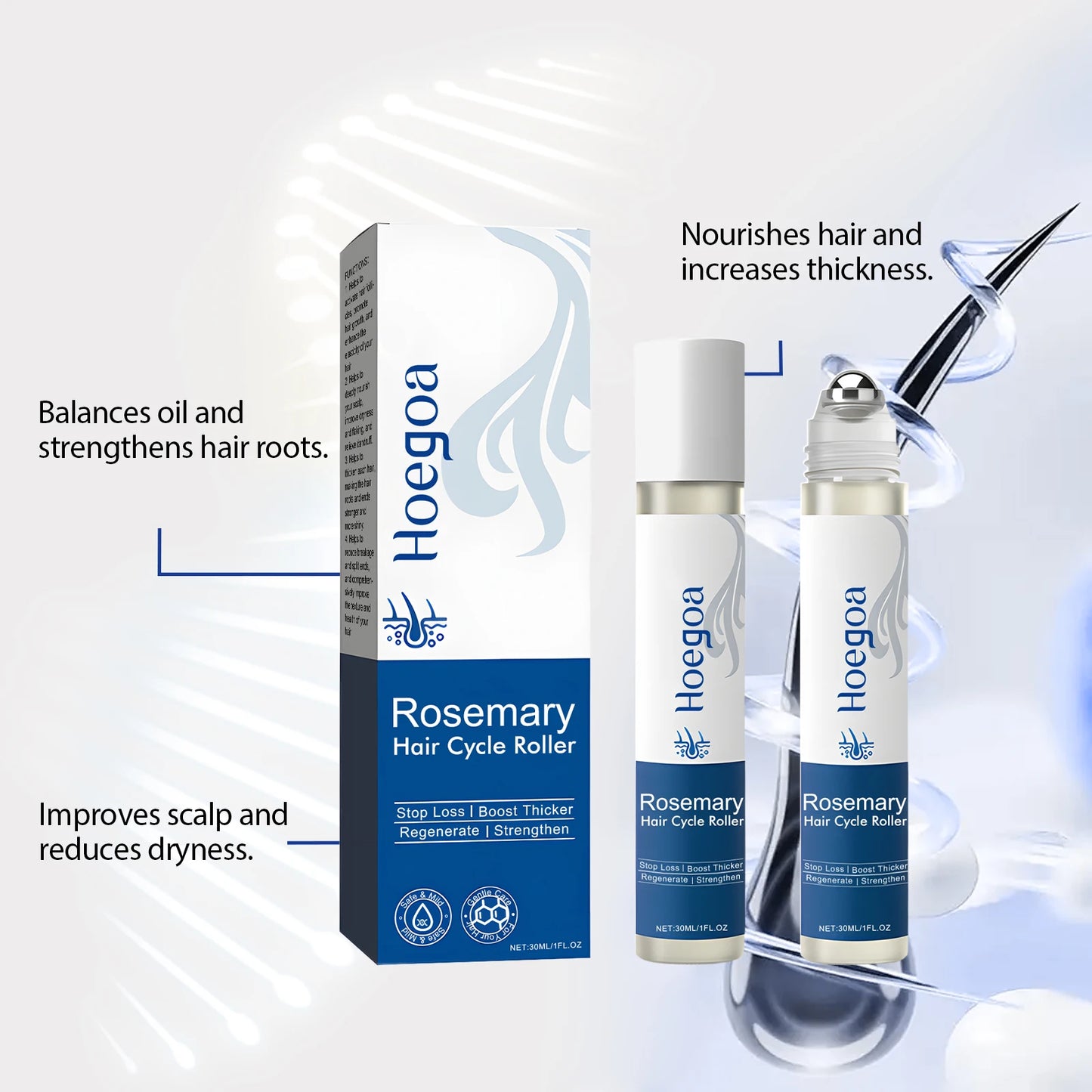 Rosemary Hair Serum Relax Scalp Stimulate Hair Growth