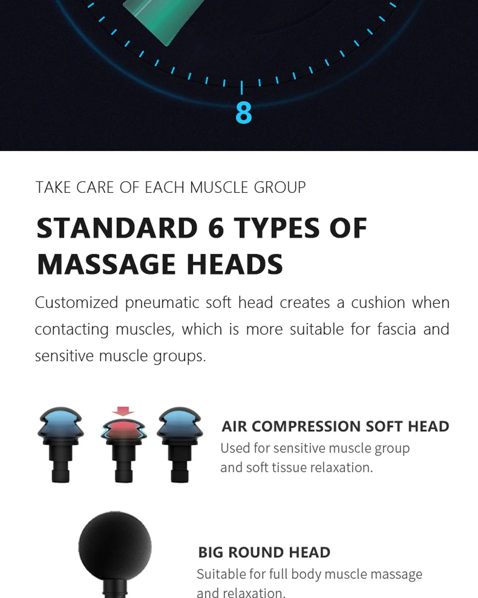 BOOSTER Pro 3 Deep Tissue Massage Gun Muscle Stimulator