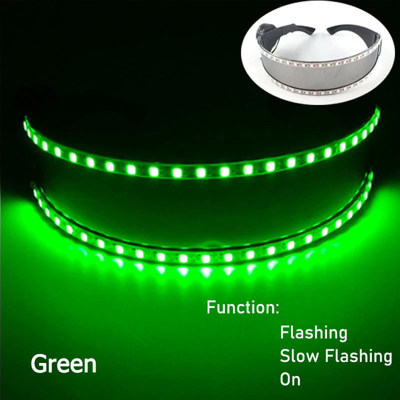 1set Luminous Glowing Glasses and Gloves Remote Control