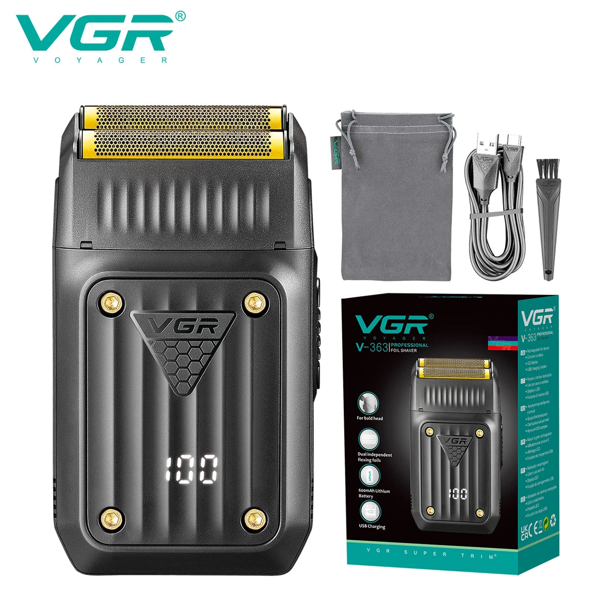 VGR Razor Professional Shaver Electric Beard Trimmer V-363
