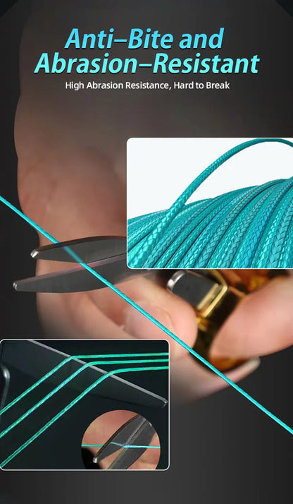 New X12 Strands Fishing Line Braided PE Fishing Strong Line
