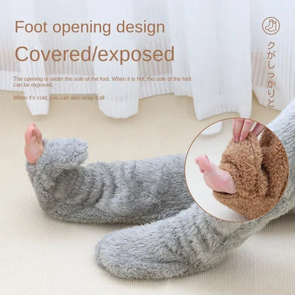 Hot Fluffy Thigh High Socks for Pregnant Women Leggings