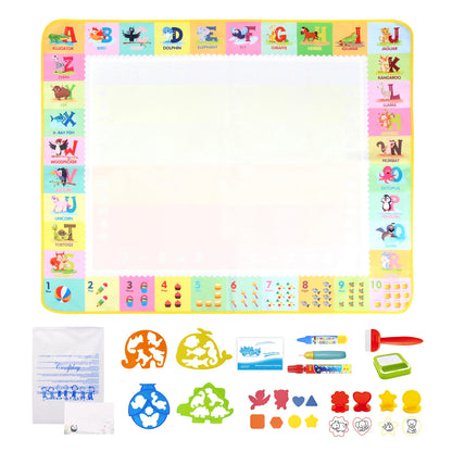 Magic Water Drawing Mat Coloring Doodle Painting Board