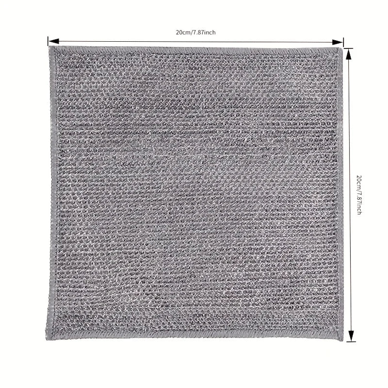 Steel Wire Dishcloths Home Kitchen Pot Pan Cleaning