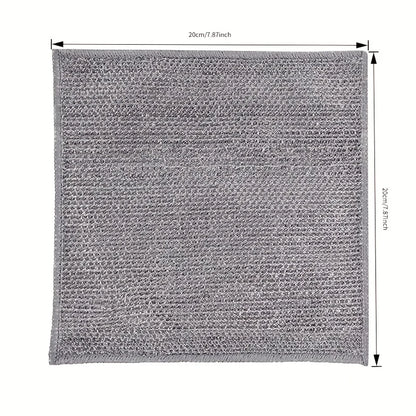 Steel Wire Dishcloths Home Kitchen Pot Pan Cleaning