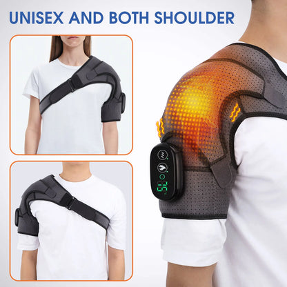Electric Heating Shoulder Brace LED Display Vibration