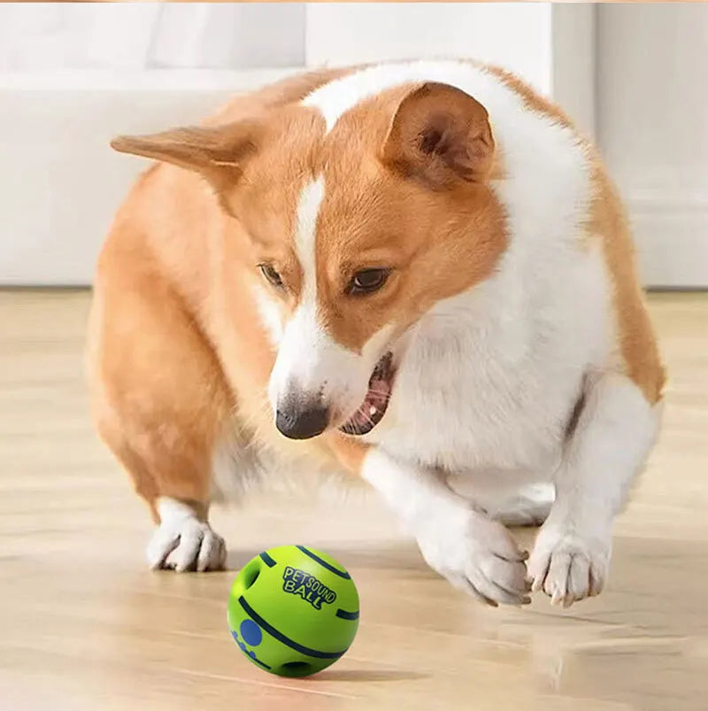 Dog Toy Wobble Wag Giggle Glow Ball Interactive