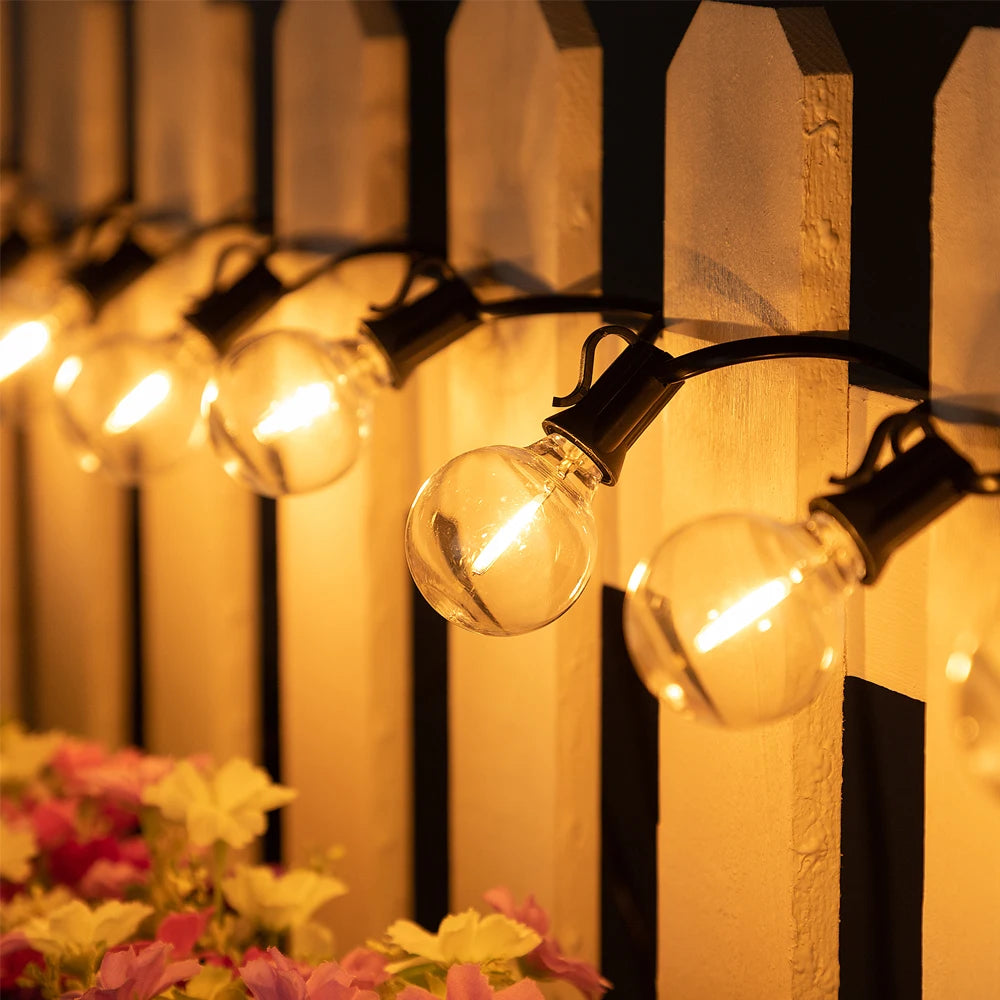 Shatterproof Outdoor Lights Garland Led G40 String Light