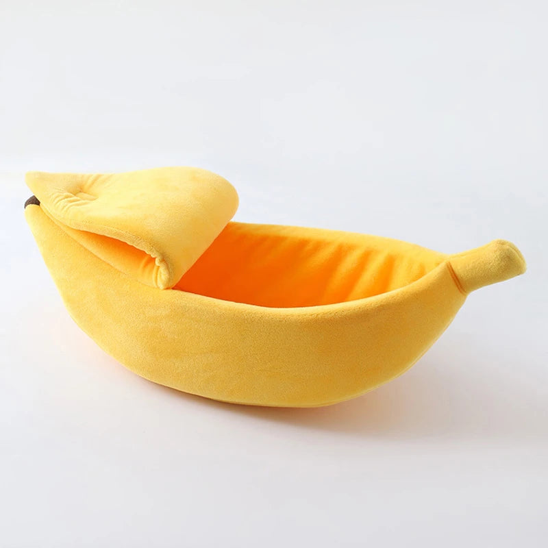 Cute Cats Beds Deep Sleep Comfort In Winter Bed Banana Shape