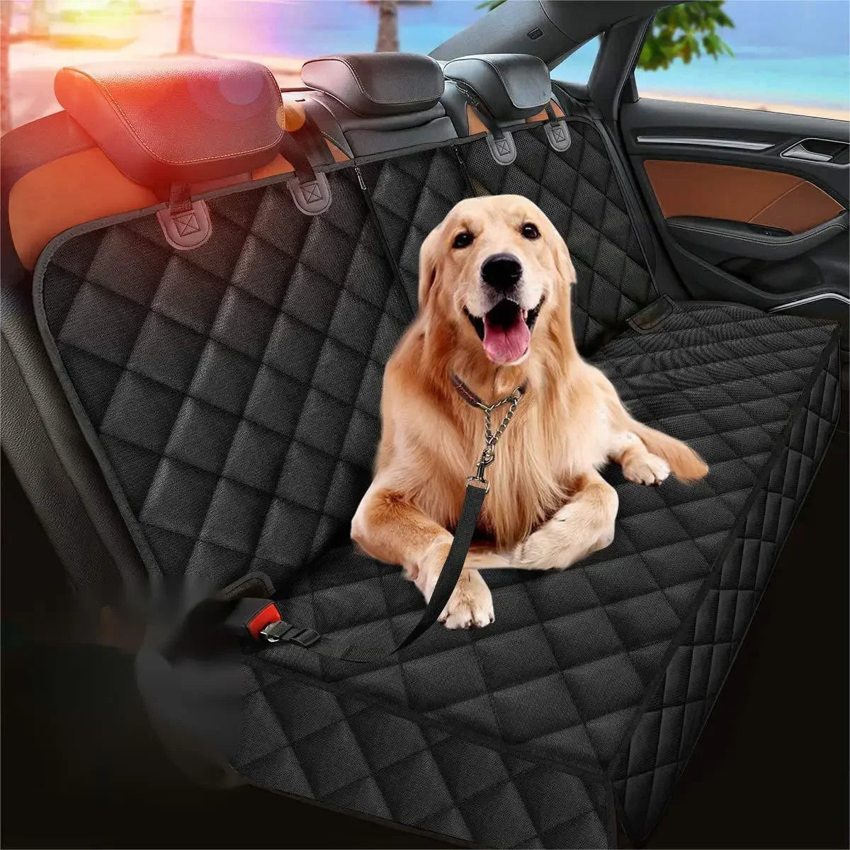 Dog Car Rear Seat Protective Cover Waterproof Dirt Resistant Pet Seat Cover