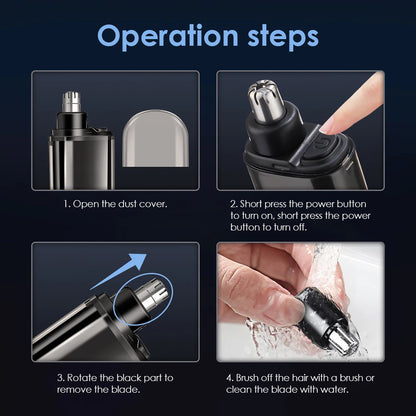 Electric Nose Hair Clipper Rechargeable Professional Trimmer