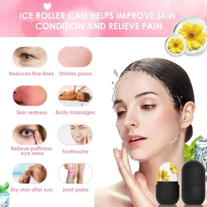 Beauty Facial Massager Apply Face Ice Tray Puffiness