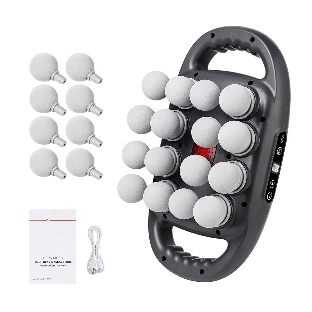 8/16 Heads Body Massage Gun High-Frequency Vibration