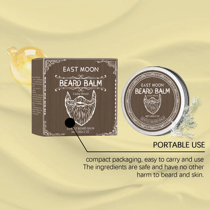 East Moon Men's Beard Wax Care Improve Smooths