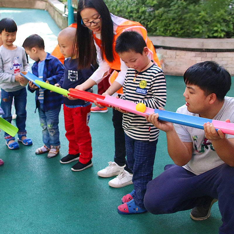 Children's Outdoor U-shaped Groove Ball Game