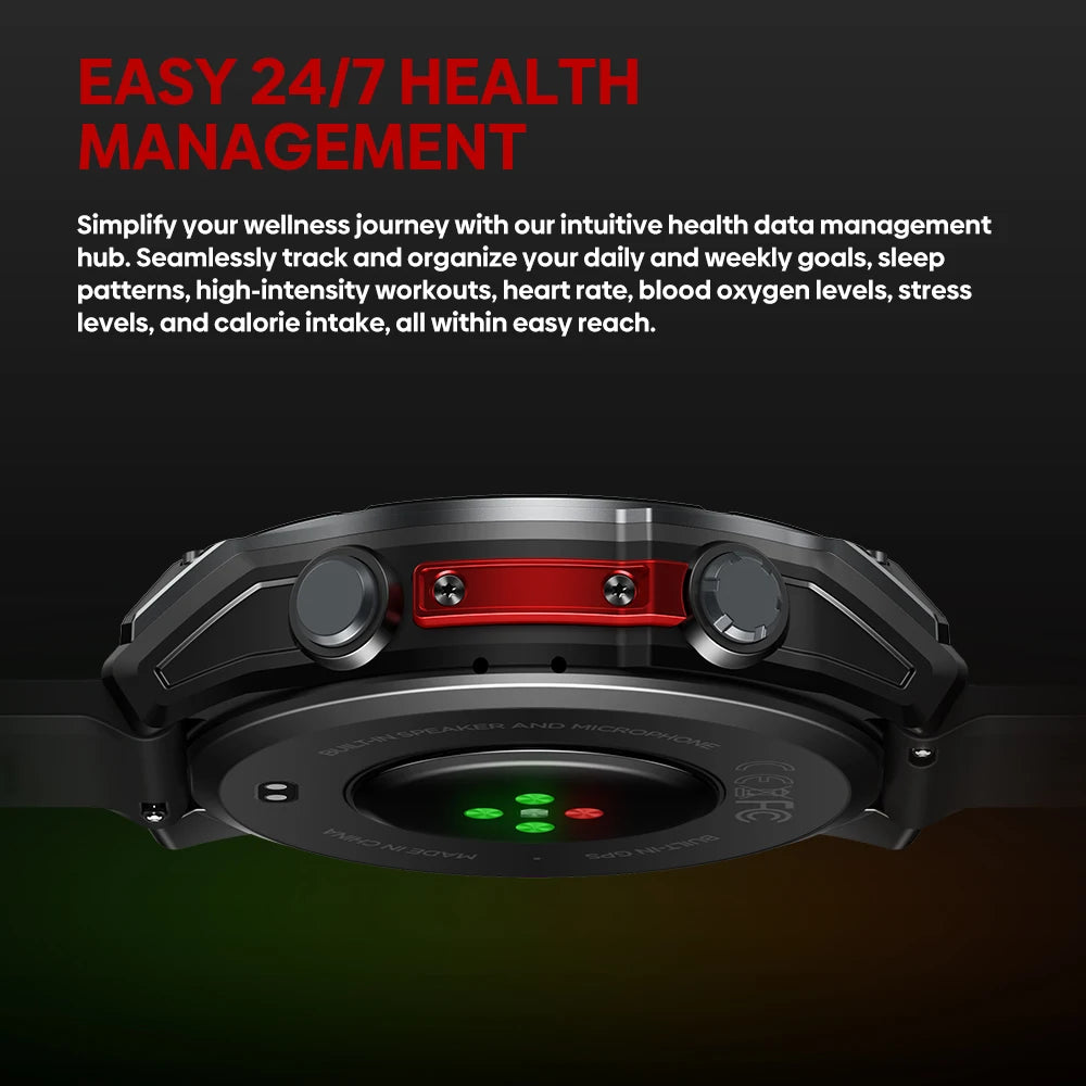 New Ciberer Vertix Stratos 4 GPS Smart Watch 1.43''AMOLED