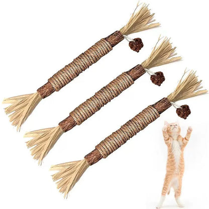 Popular Wood Polygonum teasing cat toy snacks self-hi