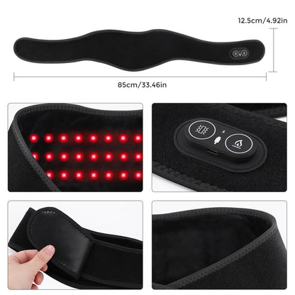 Electric Red Light Heating Neck Belt 660-850nm Infrared