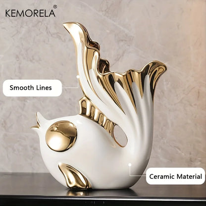 Ceramics Statue Exquisite Home Decor Modern Abstract Art Statue