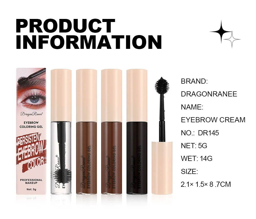 Waterproof Eyebrow Gel Long Lasting Transparent