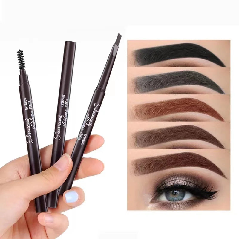 Eyebrow Pencil Waterproof Microblading Eyebrow Pen Marker Brow
