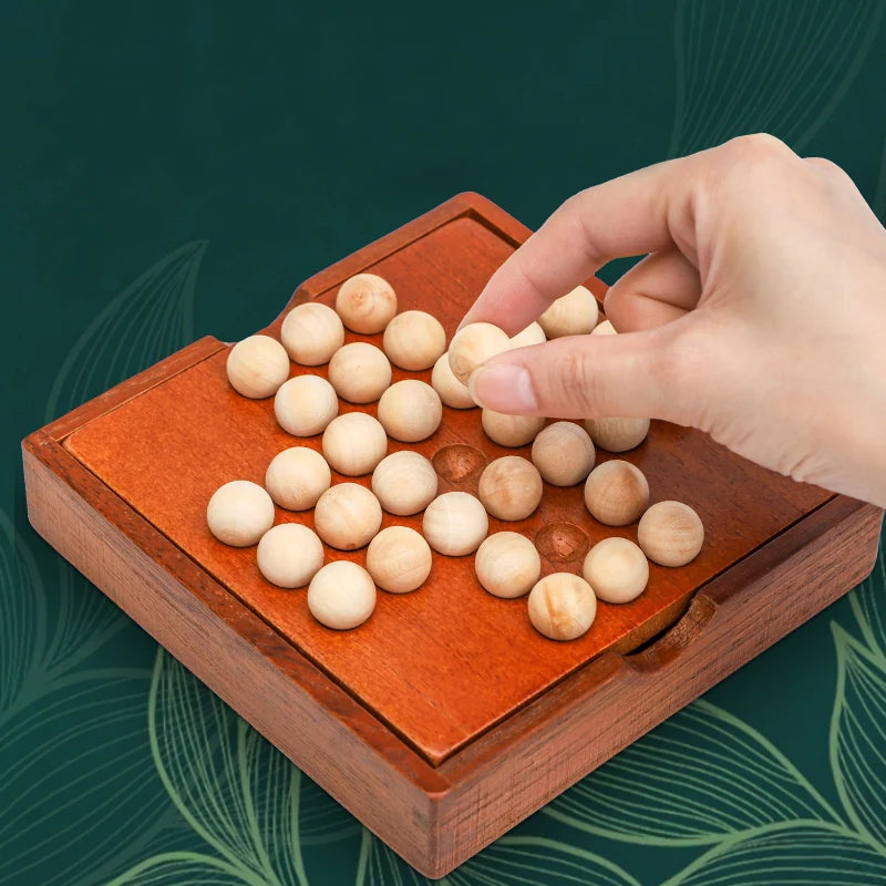 1 Set Europe Board Game Single Chess Peg Solitaire