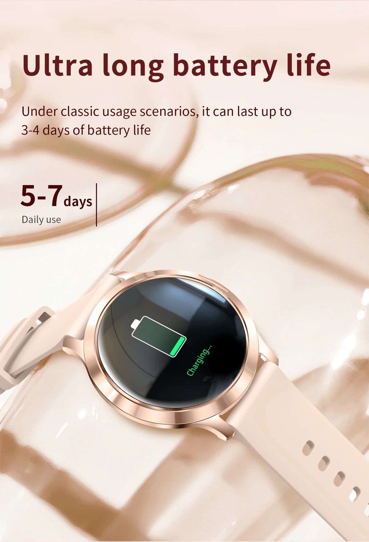 New Smart Watch For Women Gift 1.32 Inch Full Touch Screen