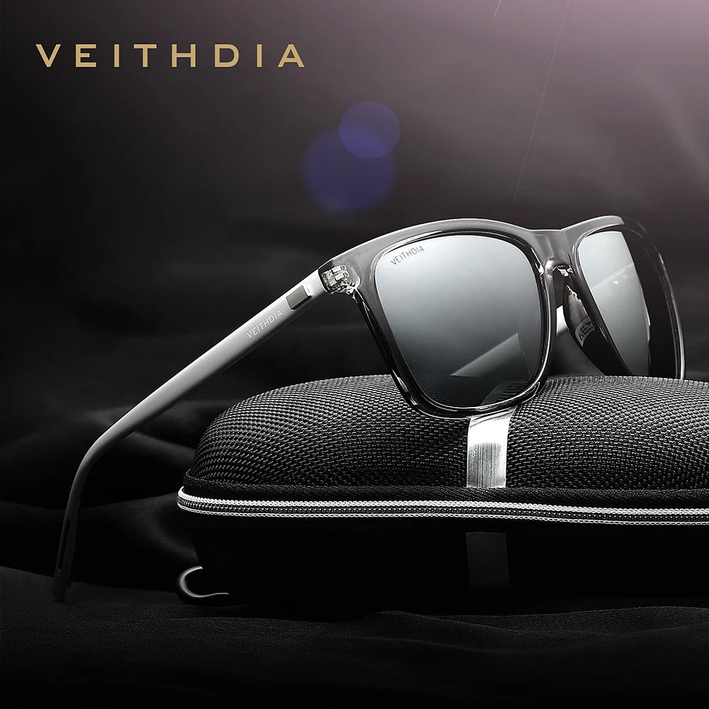 VEITHDIA Brand Sunglasses Unisex Retro Aluminum+TR90
