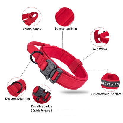 Pet Dog Collar Leash Set Nylon Material Durable Dog Collar