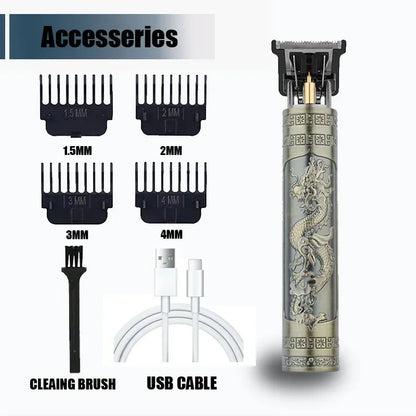 T9 Electric Hair Trimmer/Accessories | USB Professional Shaver
