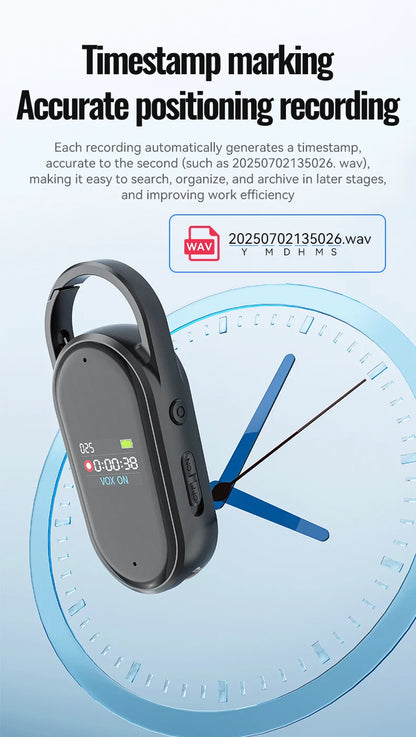 AI Voice Recorder Dictaphone with Real-Time Transcription