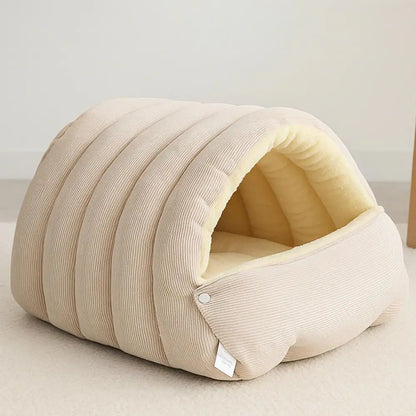 Pet House with Non-slip Base Washable Pet Bed