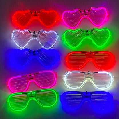 New Acrylic Luminous Glowing Cyberpunk Glasses LED Light