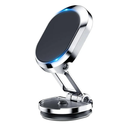 Aluminum Alloy Folding Magnetic Car Phone Holder 360° Rotation