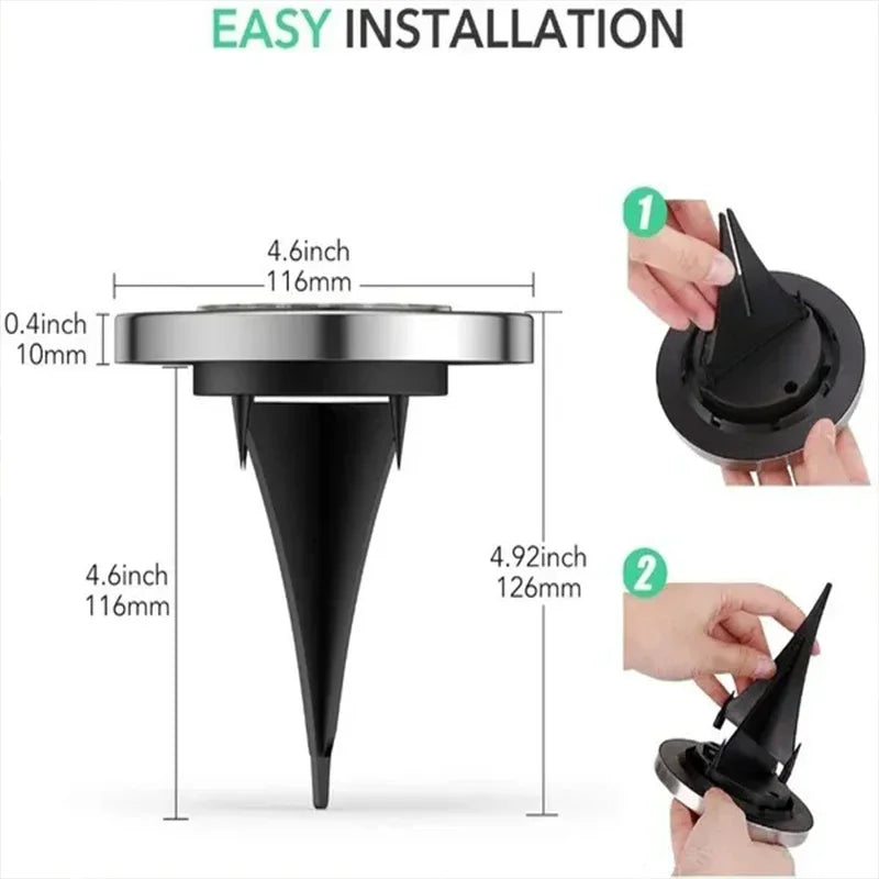 Solar Lights Outdoor 8/20LEDs Disk Underground Lamp