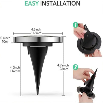 Solar Lights Outdoor 8/20LEDs Disk Underground Lamp