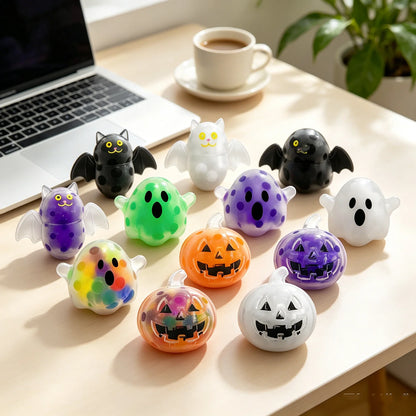 Spooky Halloween Squishy Bead Squeeze Ball Pumpkin Ghost