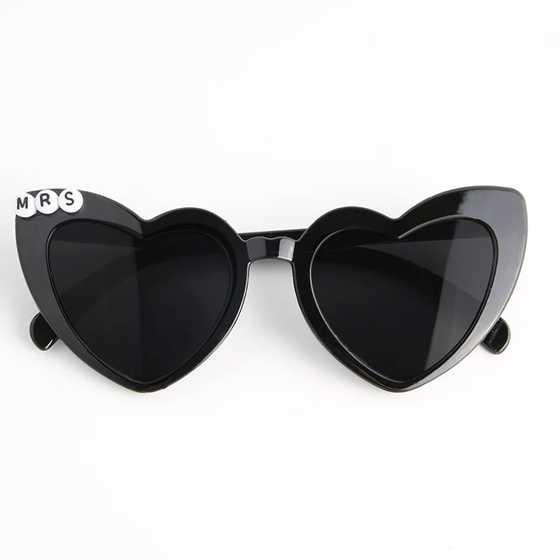 Heart Shaped Sunglasses Wedding Bride Bridesmaid