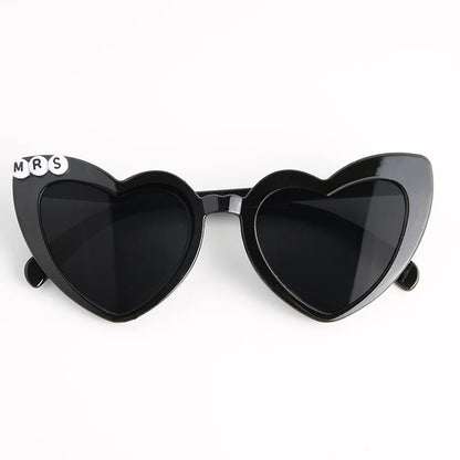 Heart Shaped Sunglasses Wedding Bride Bridesmaid