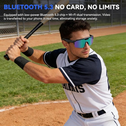 New AI Smart Sports Glasses with 1200P Camera
