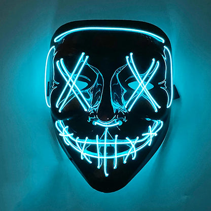 Halloween Party Supplies Luminous LED Purge Mask