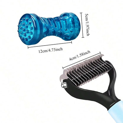 Double Sided Pet Grooming Comb Stainless Steel Dematting