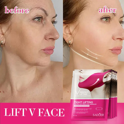 V-Shape Firming Face-lift Slimming Mask Removal