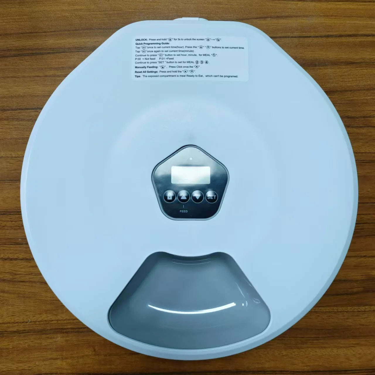 Smart Pet Feeder 5-Meal Timer Dispenser Automatic