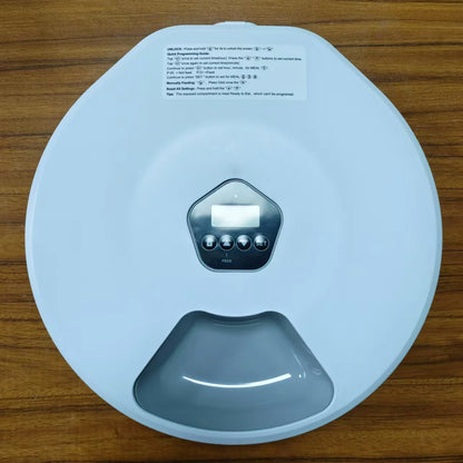 Smart Pet Feeder 5-Meal Timer Dispenser Automatic