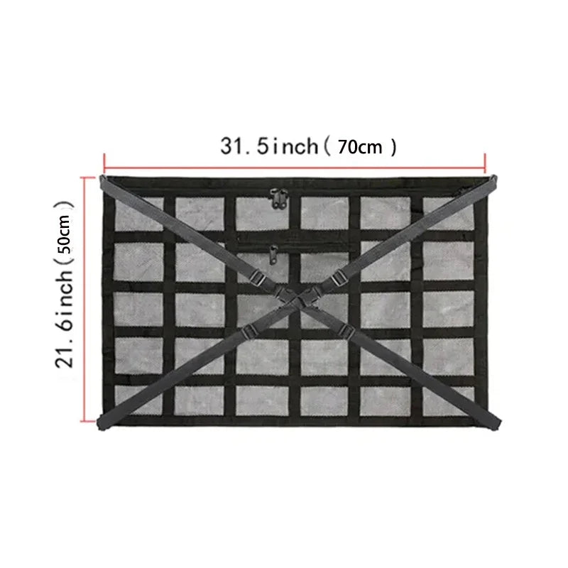 Car Ceiling Storage Net Pocket Auto Stowing Tidying
