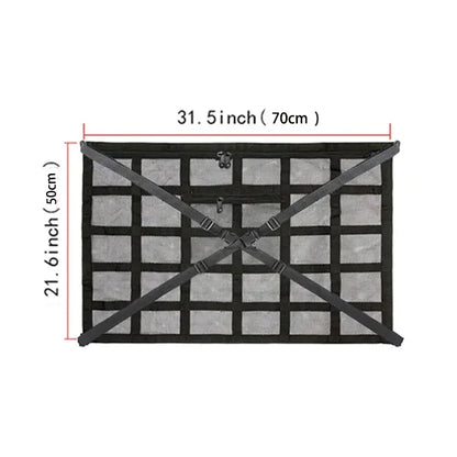 Car Ceiling Storage Net Pocket Auto Stowing Tidying