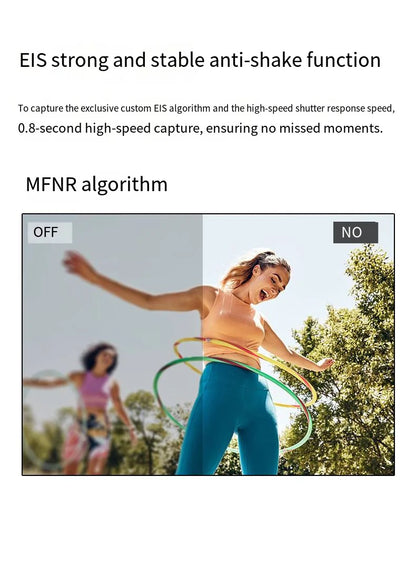 HOMEFISH M02 AI Smart Glasses with 4K Camera Bluetooth